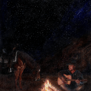 Cowboy campfire Original